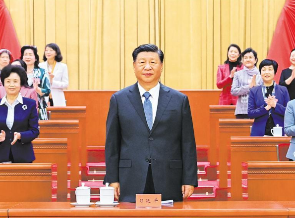 中国妇女第十三次全国代表大会在京开幕  习近平李强赵乐际王沪宁蔡奇李希到会祝贺 丁薛祥代表党中央致词