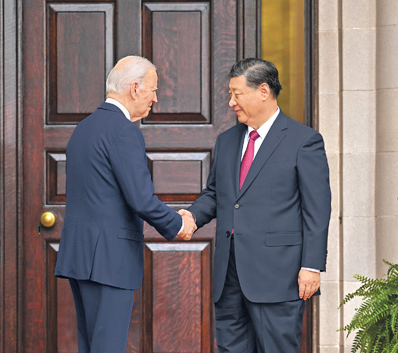 习近平同美国总统拜登举行中美元首会晤