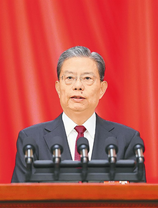 十四届全国人大三次会议举行第二次全体会议  习近平李强王沪宁蔡奇丁薛祥李希韩正等出席  赵乐际作全国人大常委会工作报告  听取和审议最高人民法院工作报告和最高人民检察院工作报告