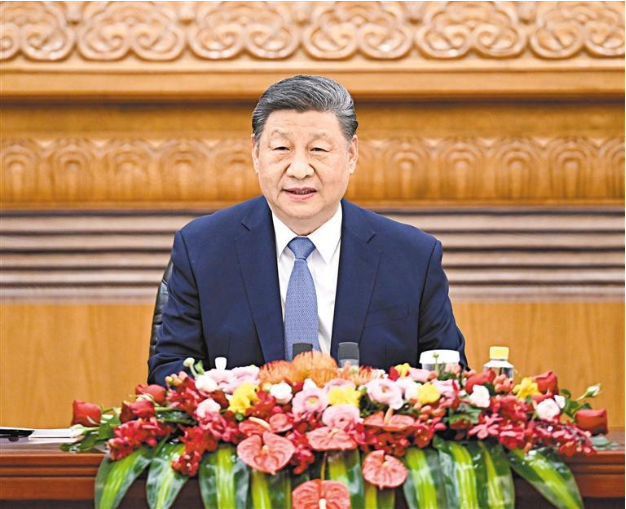 习近平会见国际工商界代表 