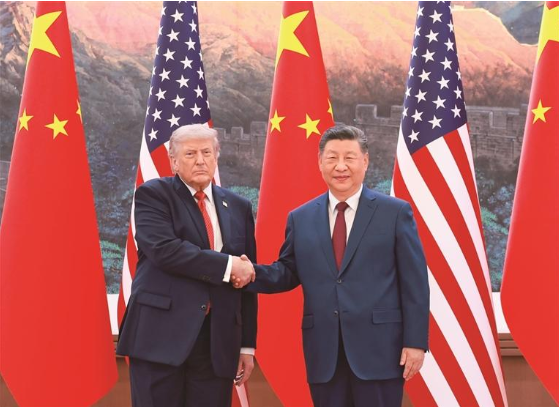 习近平同美国总统特朗普会谈